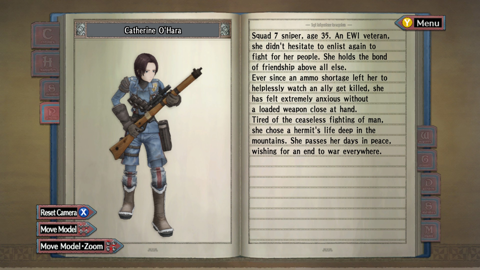 Catherine O'Hara, Sniper.