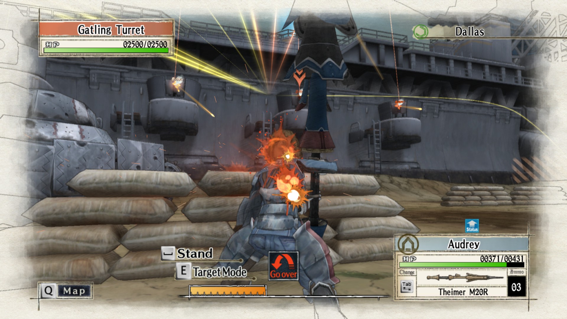 Before you stands a behemoth of guns and steel, and it is your mission to still it.