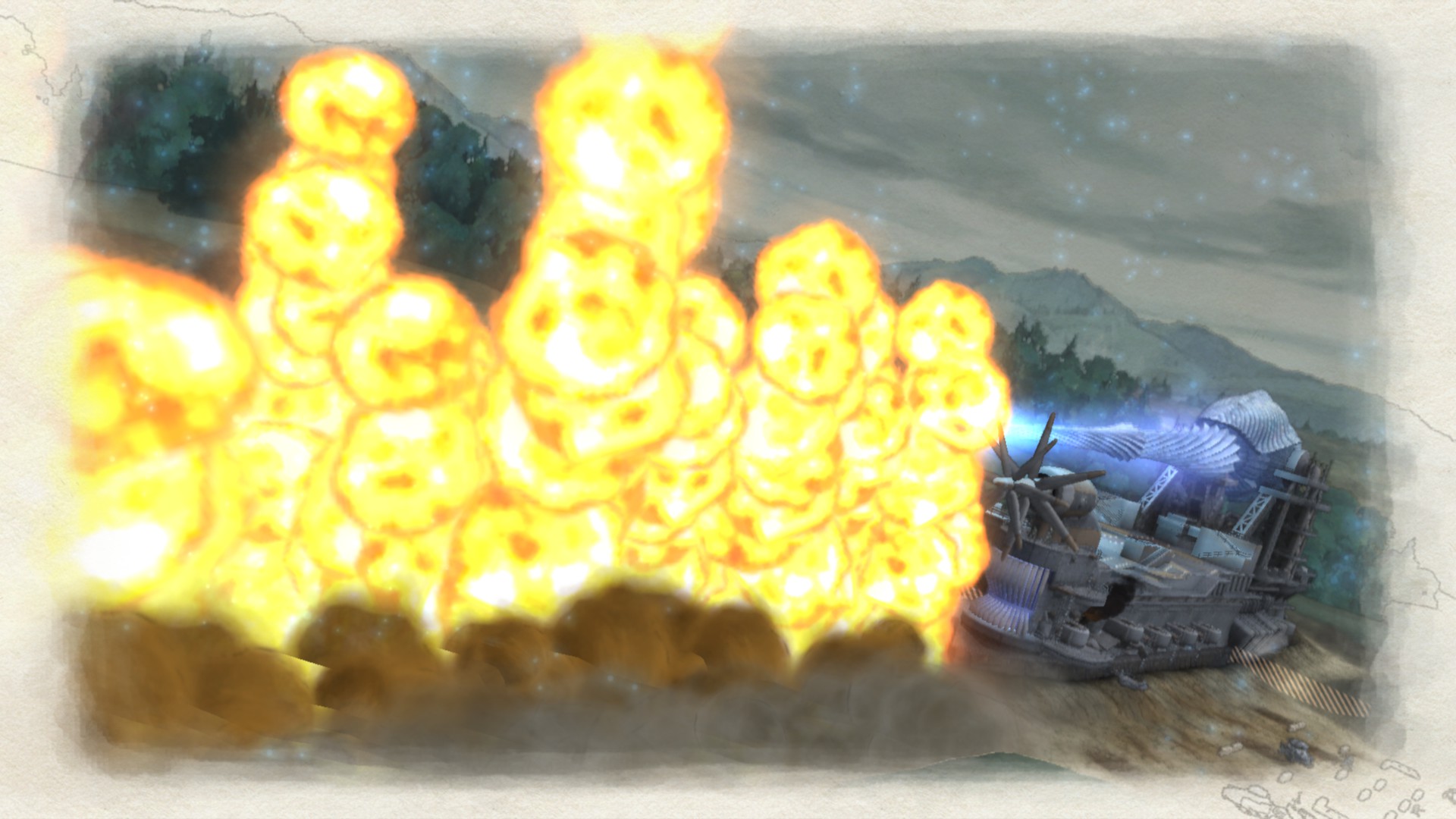An ancient superweapon mows down all that stands before it.