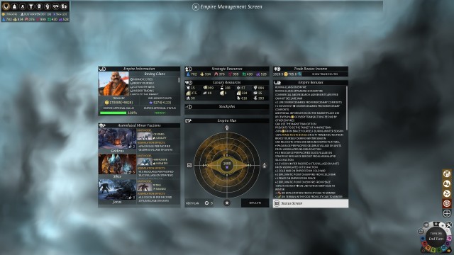 Endless Legend Empire Screen