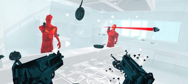 Dodging Bullets and Freezing Time! - SUPERHOT VR Gameplay - Oculus Rift VR  - Virtual Reality 